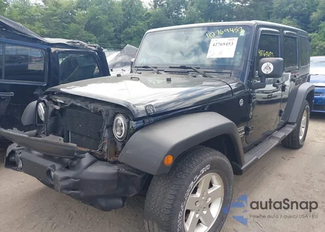 2014 Jeep Wrangler Unlimited Sport z USA, uszkodzony, nr VIN 1C4BJWDGXEL227167